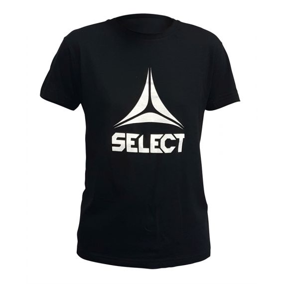 Футболка SELECT T-Shirt Basic with big Select logo (010) чорний, Колір: чорний, Розмір виробника: 2XL