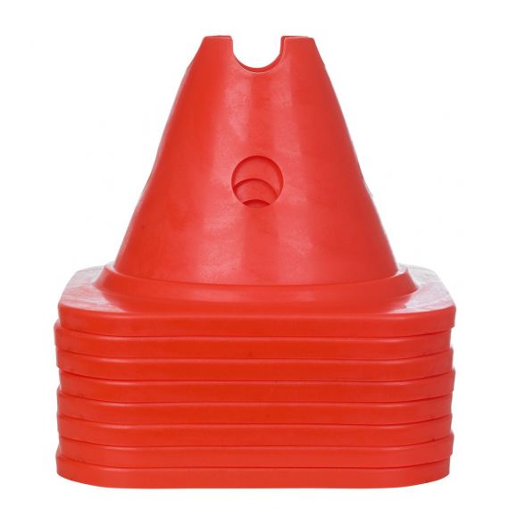 Набір маркувальних конусів SELECT Marking cone with holes (000) червоний, 15 см
