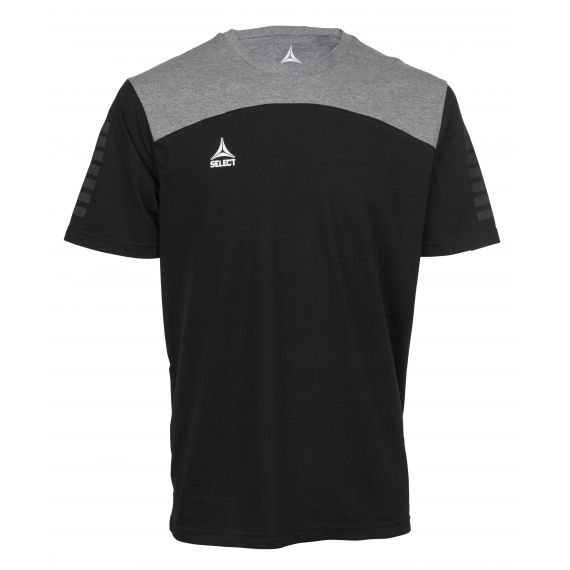 Футболка SELECT Oxford t-shirt (722) чорно/сірий, Колір: чорний, Розмір виробника: S