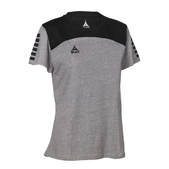 Футболка SELECT Oxford t-shirt women (224) сіро/чорний, Колір: сірий, Розмір виробника: XL