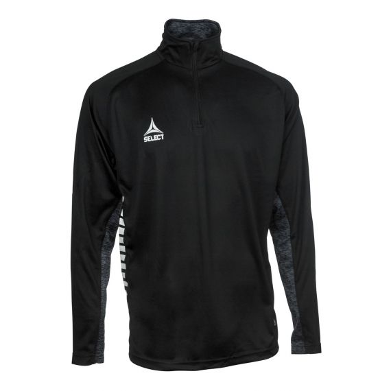 Тренувальна кофта SELECT Spain training sweat 1/2 zip (010) чорний, Колір: чорний, Розмір виробника: XL
