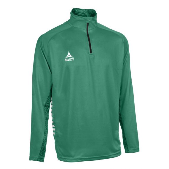 Тренувальна кофта SELECT Spain training sweat 1/2 zip (444) зелений, Колір: зелений, Розмір виробника: 5XS