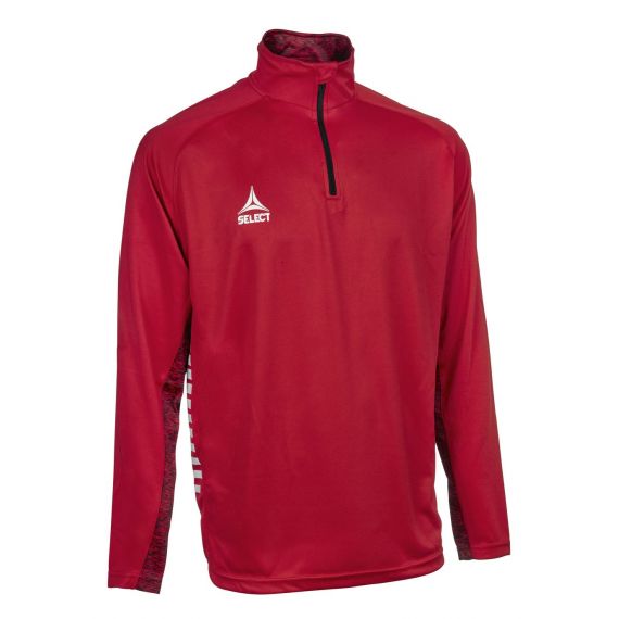 Тренувальна кофта SELECT Spain training sweat 1/2 zip (333) червоний, Колір: червоний, Розмір виробника: S