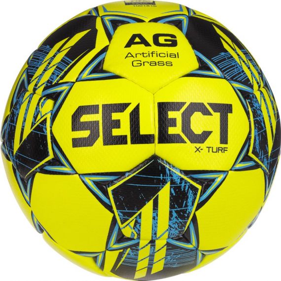 М’яч футбольний SELECT X-Turf FIFA Basic v23 (014) жовто/синій, Колір: жовтий, Розмір: розмір 5