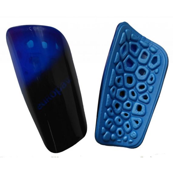 Щитки футбольні Europaw light чорно-сині, Колір: синій