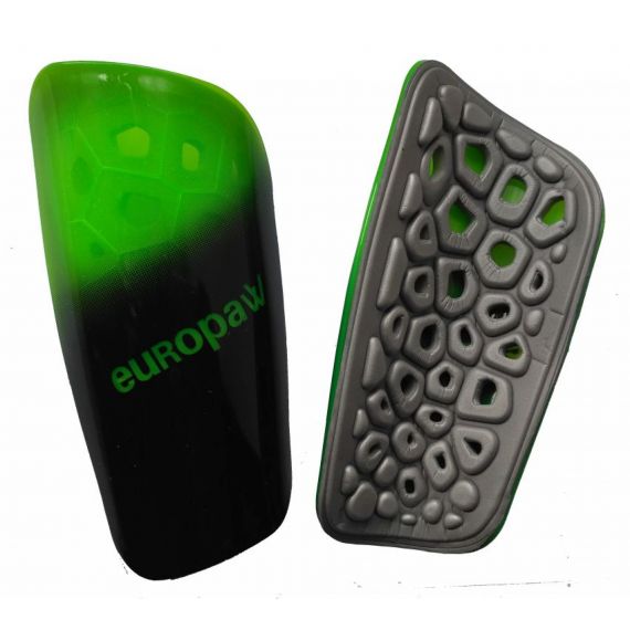 Щитки футбольні Europaw light чорно-зелені, Колір: зелений, зображення 2 Щитки футбольні Europaw light чорно-зелені, Колір: зелений, зображення 2