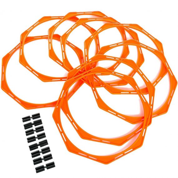 Кільця багатофункціональні тренувальні (комплект 8 шт) + сумка, зображення 2