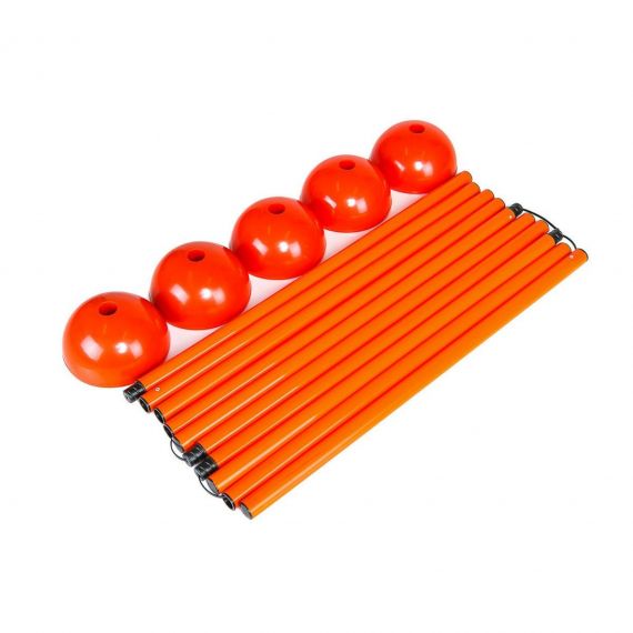 Стійка дриблінг з базою для приміщення (комплект 5 шт. помаранчеві) + сумка, зображення 6