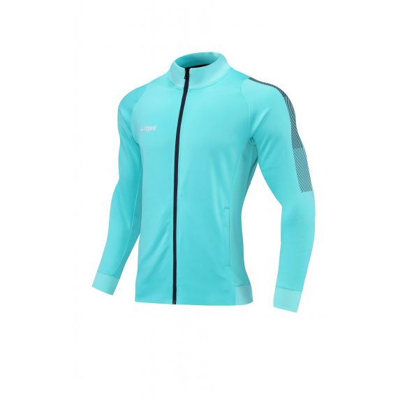 Спортивный костюм Europaw Limber Up 2101 Long zipper бирюзово-темно-синий, Цвет: бирюзовый, Размер производителя: XS, изображение 3 Спортивный костюм Europaw Limber Up 2101 Long zipper бирюзово-темно-синий, Цвет: бирюзовый, Размер производителя: XS, изображение 3