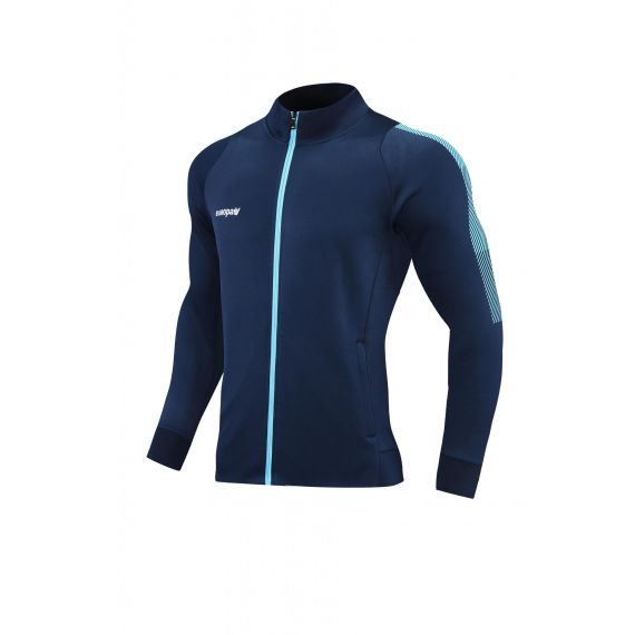 Спортивний костюм Europaw Limber Up 2101 Long zipper темно-синьо-блакитний, Колір: темно-синій, Розмір виробника: L, зображення 3 Спортивний костюм Europaw Limber Up 2101 Long zipper темно-синьо-блакитний, Колір: темно-синій, Розмір виробника: L, зображення 3