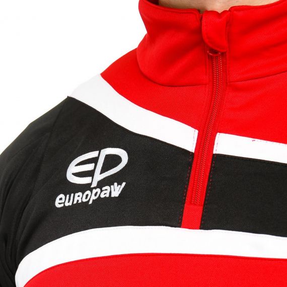 Костюм тренувальний Europaw TeamLine червоно-чорний, Колір: червоний, Розмір виробника: L, зображення 11 Костюм тренувальний Europaw TeamLine червоно-чорний, Колір: червоний, Розмір виробника: L, зображення 11