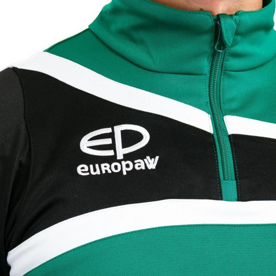 Костюм тренувальний Europaw TeamLine зелено-чорний, Колір: зелений, Розмір виробника: L, зображення 10 Костюм тренувальний Europaw TeamLine зелено-чорний, Колір: зелений, Розмір виробника: L, зображення 10