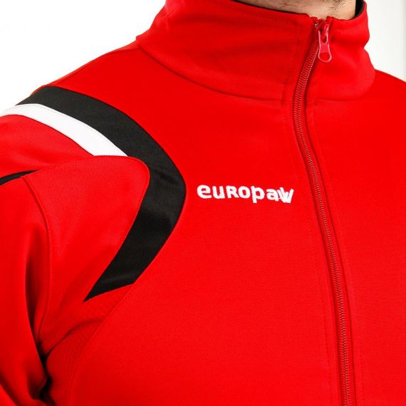 Костюм тренировочный Europaw SEL красно-черный, Цвет: красный, Размер производителя: S, изображение 10 Костюм тренировочный Europaw SEL красно-черный, Цвет: красный, Размер производителя: S, изображение 10