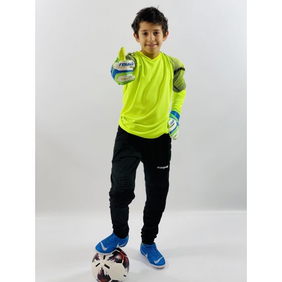 Комплект воротарської форми Europaw 20 дитячий (kid) салатовий, Колір: салатовий, Розмір виробника: XS, зображення 3
