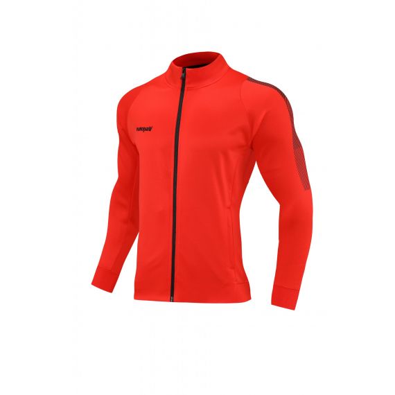 Спортивный костюм для детей Europaw Limber Up Kid 2101 Long zipper красно-черный, Цвет: красный, Размер производителя: 3XS, изображение 4 Спортивный костюм для детей Europaw Limber Up Kid 2101 Long zipper красно-черный, Цвет: красный, Размер производителя: 3XS, изображение 4
