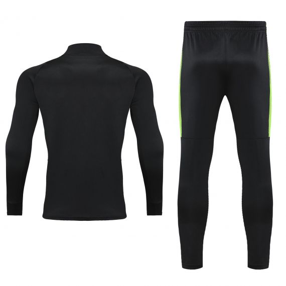 Спортивный костюм для детей Europaw Limber Up Kid 2101 Long zipper чёрно-салатовый, Цвет: черный, Размер производителя: 2XS, изображение 3 Спортивный костюм для детей Europaw Limber Up Kid 2101 Long zipper чёрно-салатовый, Цвет: черный, Размер производителя: 2XS, изображение 3