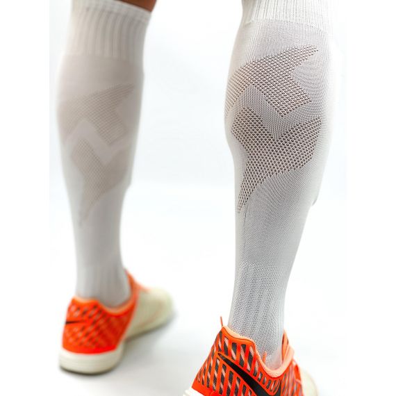 Гетри футбольні Europaw CTM-011 білі з трикотажним носком, Колір: білий, Розмір: 41-45, зображення 3