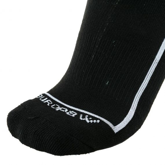 Гетри футбольні Europaw EP-001 чорні з трикотажним носком, Колір: чорний, Розмір: 41-45, зображення 4