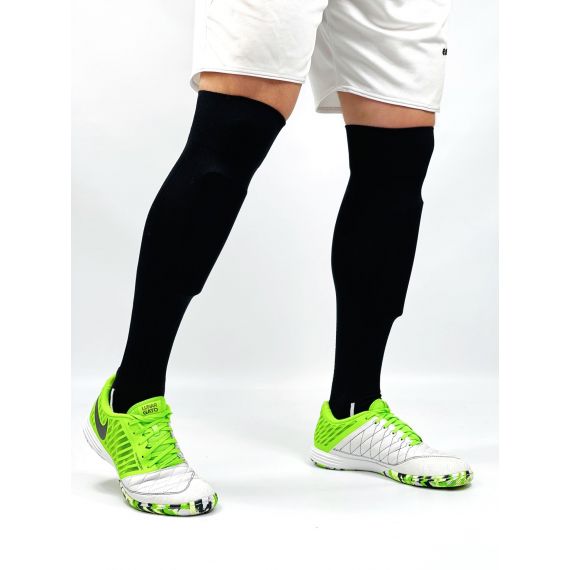 Гетри футбольні Europaw EP-001 чорні з трикотажним носком, Колір: чорний, Розмір: 41-45, зображення 10