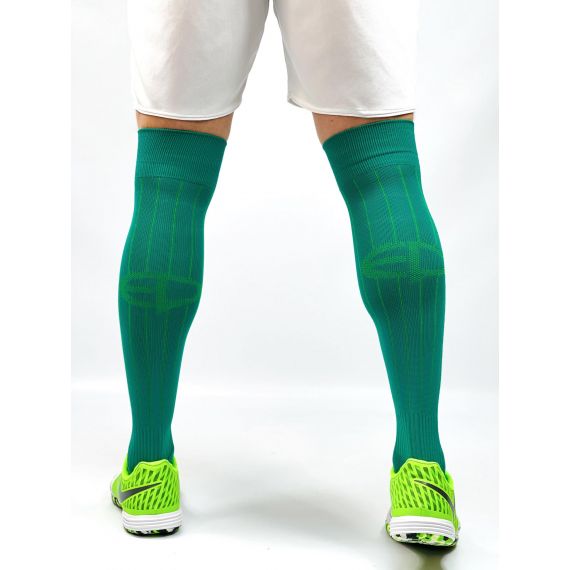 Гетри футбольні Europaw EP-001 зелені з трикотажним носком, Колір: зелений, Розмір: 41-45, зображення 2