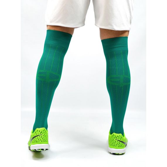 Гетри футбольні Europaw EP-001 зелені з трикотажним носком, Колір: зелений, Розмір: 41-45, зображення 3