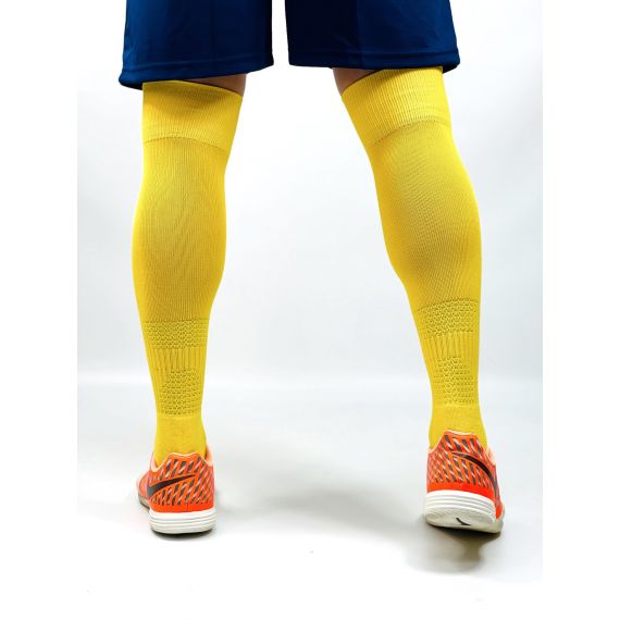 Гетри футбольні Europaw EP-001 жовті з трикотажним носком, Колір: жовтий, Розмір: 41-45, зображення 5