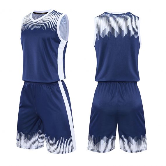 Баскетбольна форма Europaw Invincible 22 темно-синій-білий, Колір: темно-синій, Розмір виробника: 2XL, зображення 2