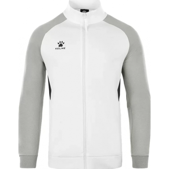 Олімпійка (мастерка) Kelme біло-сіра 8261WT1017.9100, Колір: білий, Розмір виробника: М