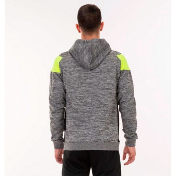 Олімпійка Joma CREW III сіро-жовта 101271.159, Колір: сірий, Розмір виробника: 2XL, зображення 3 Олімпійка Joma CREW III сіро-жовта 101271.159, Колір: сірий, Розмір виробника: 2XL, зображення 3