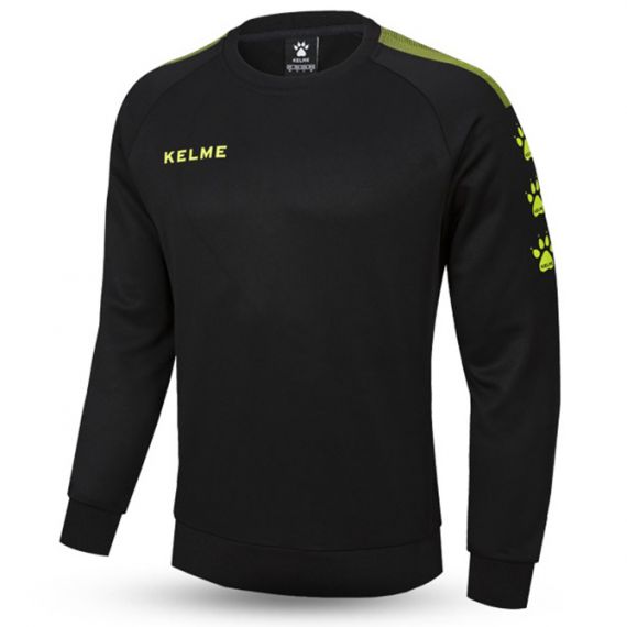 Світшот Kelme Knitted round neck sweater чорно-жовтий 3891370.9012, Колір: чорний, Розмір виробника: 3XL