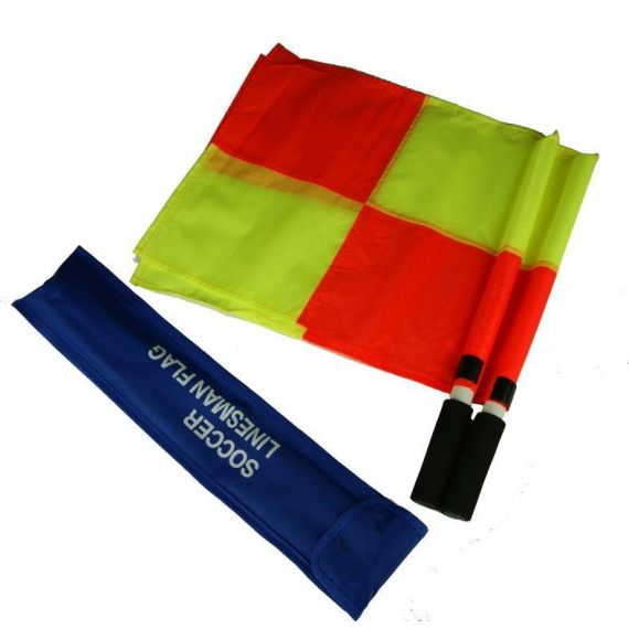 Прапори суддівські LINESMEN квадрат (комплект)