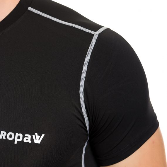 Термобілизна футболка компресійна SS Europaw PRO чорна, Колір: чорний, Розмір виробника: L, зображення 7 Термобілизна футболка компресійна SS Europaw PRO чорна, Колір: чорний, Розмір виробника: L, зображення 7