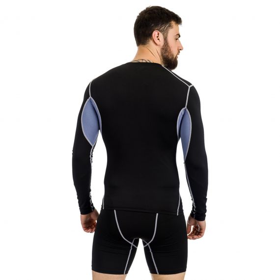 Термобілизна футболка компресійна LS Europaw PRO чорна, Колір: чорний, Розмір виробника: М, зображення 6