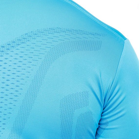 Футболка компрессионная Europaw ls top бирюзовая, Цвет: голубой, Размер производителя: XS, изображение 5 Футболка компрессионная Europaw ls top бирюзовая, Цвет: голубой, Размер производителя: XS, изображение 5