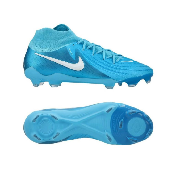 Бутсы Nike PHANTOM LUNA II PRO FG FJ2575-400, Цвет: голубой, Размер производителя: 40, изображение 2 Бутсы Nike PHANTOM LUNA II PRO FG FJ2575-400, Цвет: голубой, Размер производителя: 40, изображение 2
