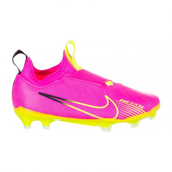 Бутси Nike JR ZOOM VAPOR 15 ACADEMY FG/MG DJ5617-605 дитячі, Колір: рожевий, Розмір виробника: 27