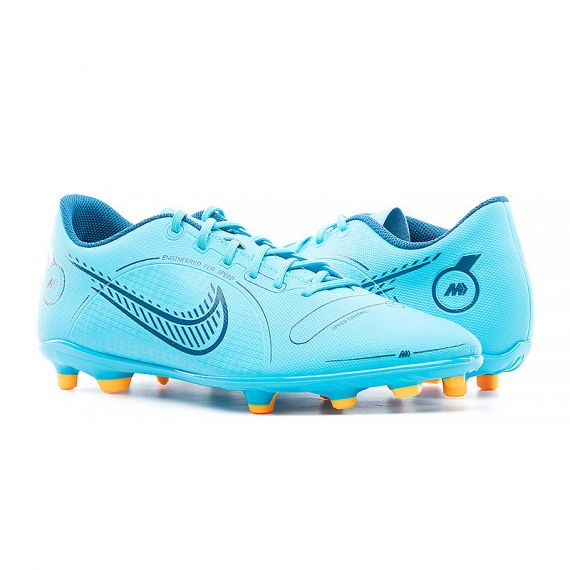 Бутси Nike VAPOR 14 CLUB FG/MG DJ2903-484, Колір: блакитний, Розмір виробника: 40, зображення 4