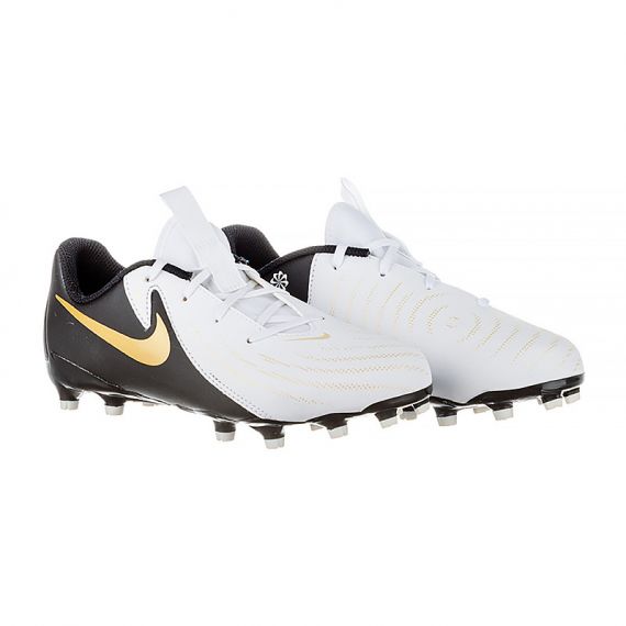Бутсы Nike JR PHANTOM GX II ACADEMY FG/MG FD6722-100 детские, Цвет: белый, Размер производителя: 32, изображение 4 Бутсы Nike JR PHANTOM GX II ACADEMY FG/MG FD6722-100 детские, Цвет: белый, Размер производителя: 32, изображение 4