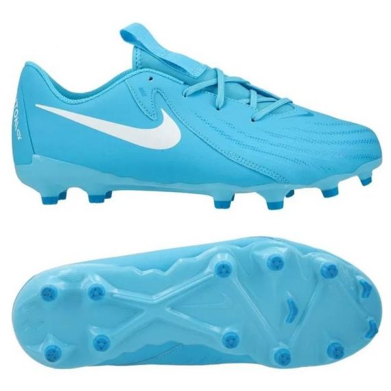 Бутсы Nike JR PHANTOM GX II ACADEMY FG/MG FD6722-400 детские, Цвет: голубой, Размер производителя: 36, изображение 2 Бутсы Nike JR PHANTOM GX II ACADEMY FG/MG FD6722-400 детские, Цвет: голубой, Размер производителя: 36, изображение 2