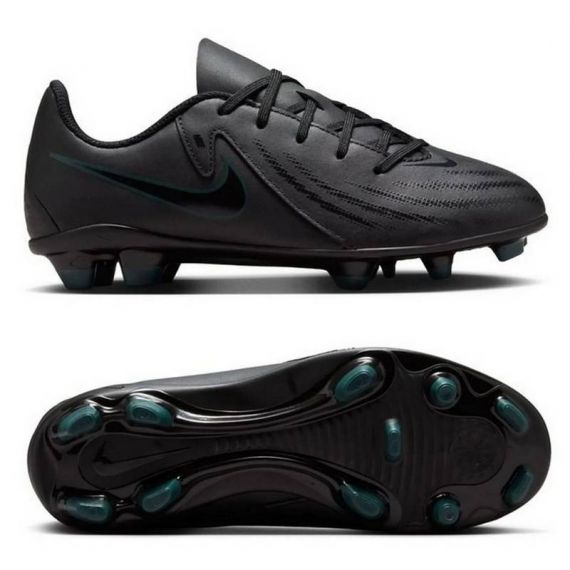 Бутсы Nike JR PHANTOM GX II CLUB FG/MG FJ2600-002 детские, Цвет: черный, Размер производителя: 38.5, изображение 2 Бутсы Nike JR PHANTOM GX II CLUB FG/MG FJ2600-002 детские, Цвет: черный, Размер производителя: 38.5, изображение 2