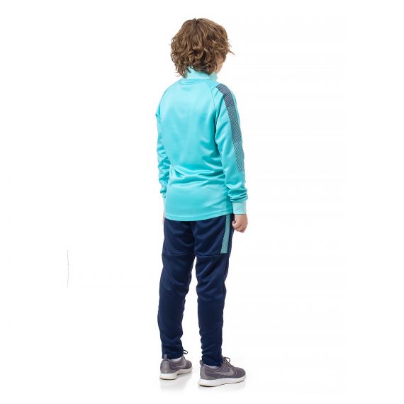 Спортивный костюм для детей Europaw Limber Up Kid 2101 Short zipper бирюзово-темно-синий, Цвет: бирюзовый, Размер производителя: 3XS, изображение 8 Спортивный костюм для детей Europaw Limber Up Kid 2101 Short zipper бирюзово-темно-синий, Цвет: бирюзовый, Размер производителя: 3XS, изображение 8