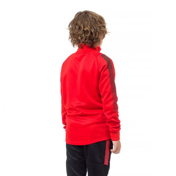 Спортивний костюм для дітей Europaw Limber Up Kid 2101 Short zipper чорно-червоний, Колір: червоний, Розмір виробника: 4XS, зображення 7