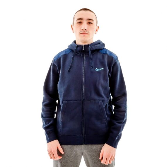 Кофта Nike SP FLC FZ HOODIE BB FQ8819-475, Колір: темно-синій, Розмір виробника: 2XL