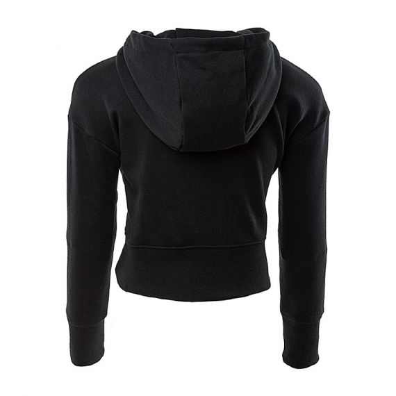 Кофта Nike G NSW CLUB FT CROP HOODIE HBR DC7210-010, Цвет: черный, Размер производителя: 122-128, изображение 2 Кофта Nike G NSW CLUB FT CROP HOODIE HBR DC7210-010, Цвет: черный, Размер производителя: 122-128, изображение 2