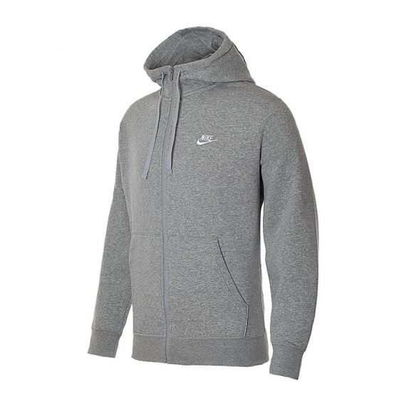 Толстовка Nike M NSW CLUB HOODIE FZ BB BV2645-063, Колір: сірий, Розмір виробника: 2XL