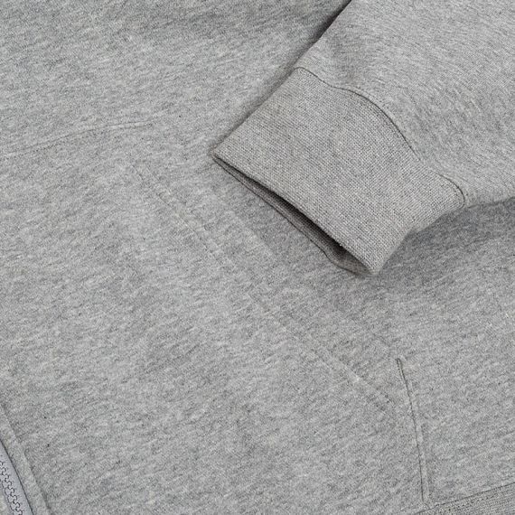 Толстовка Nike M NSW CLUB HOODIE FZ BB BV2645-063, Колір: сірий, Розмір виробника: 2XL, зображення 4 Толстовка Nike M NSW CLUB HOODIE FZ BB BV2645-063, Колір: сірий, Розмір виробника: 2XL, зображення 4