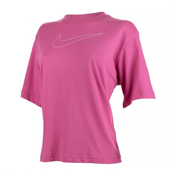 Футболка тренувальна Nike W NK DF TEE SS BOXY DX7984-656, Колір: рожевий, Розмір виробника: S