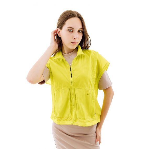 Вітровка Nike W NK RPL CTY RDY SS JACKET DX0150-308, Колір: жовтий, Розмір виробника: L