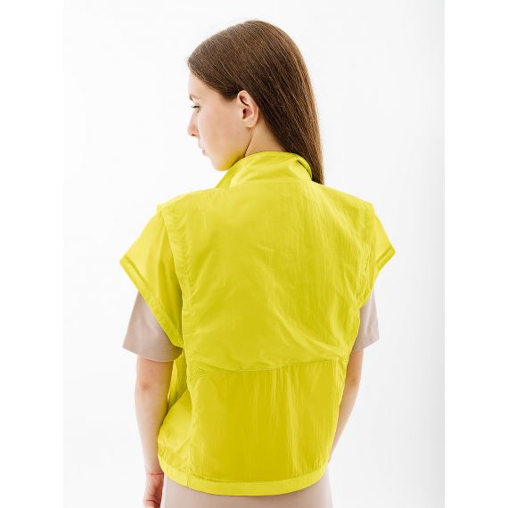 Вітровка Nike W NK RPL CTY RDY SS JACKET DX0150-308, Колір: жовтий, Розмір виробника: М, зображення 4 Вітровка Nike W NK RPL CTY RDY SS JACKET DX0150-308, Колір: жовтий, Розмір виробника: М, зображення 4
