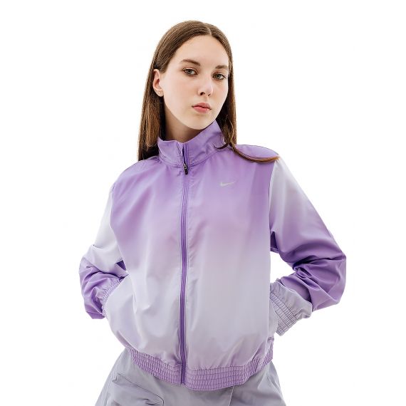 Вітровка Nike W NK SWSH RUN PRNT JKT DX1039-567, Колір: фіолетовий, Розмір виробника: L